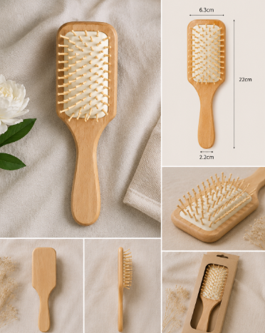 Bambu Küçük Oval Saç Fırçası